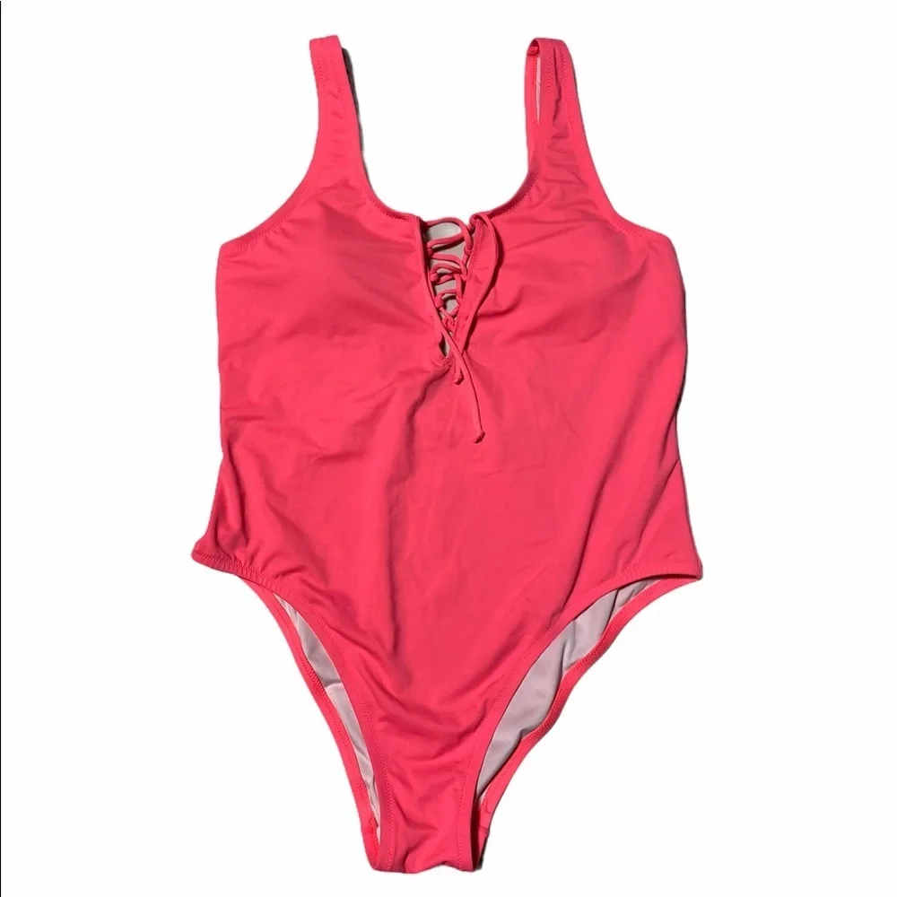 Victoria’s Secret Pink Neon Pink Swimsuit Onepiece